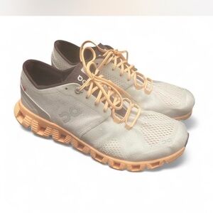 On Running women’s  Cream and Tan Athletic Shoes